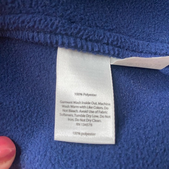 Vineyard Vines Still River Full Zip Fleece Jacket Men's Large Navy Blue - Picture 10 of 10